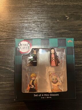 Demon Slayer Mini Glasses Set - 4pc